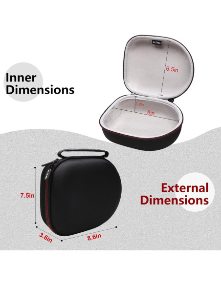 Funda universal para auriculares LTGEM Naranja - Protección EVA