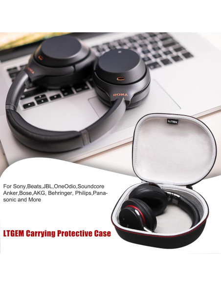 Funda universal para auriculares LTGEM Naranja - Protección EVA