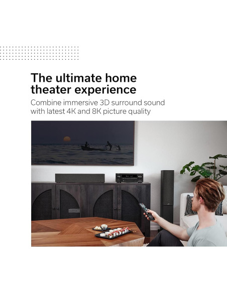 Receptor Denon AVR-X1700H 7.2ch 8K Audio 3D Renovado