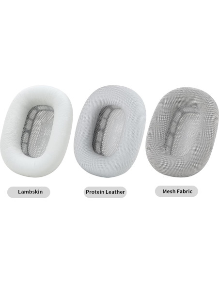 Almohadillas de oido Earrock para AirPods Max de piel de cordero