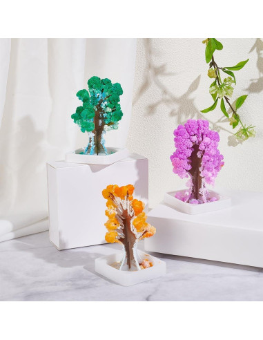 Kit de Crecimiento de Cristales WEBEEDY - 3 Árboles de Cristal