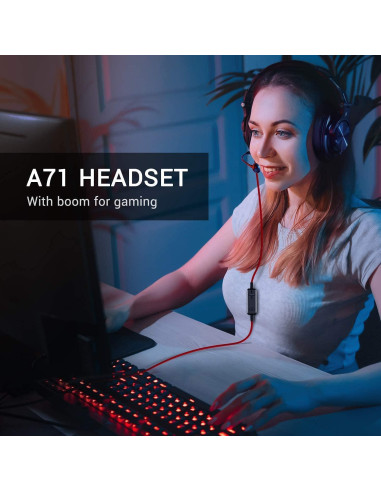 Auriculares con Cable OneOdio A71 y Micrófono Desmontable