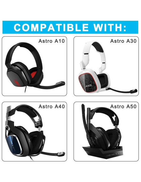 Cable de Reemplazo AUX EARLA TEC para Astro A10 A40 2M Control Volumen