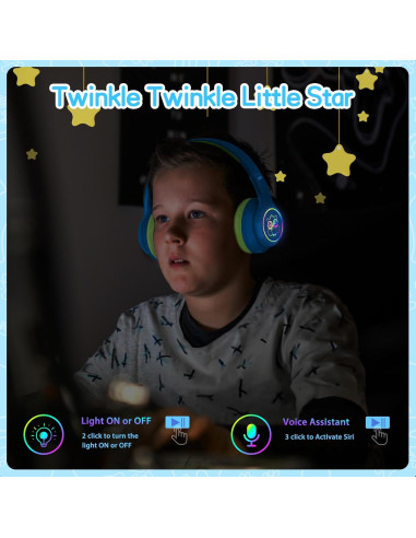 Auriculares LOBKIN para Niños Bluetooth 5.4 con ANC 50H