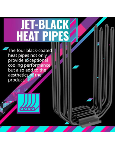 Cooler Master Hyper 212 Halo Negro Enfriador CPU 154mm ARGB