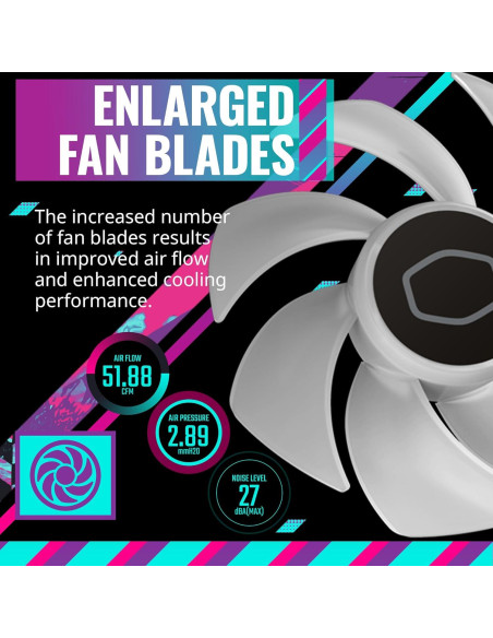 Cooler Master Hyper 212 Halo Negro Enfriador CPU 154mm ARGB