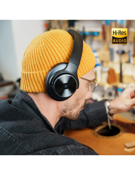 Auriculares OneOdio A10 Bluetooth ANC, 62H Batería, Negro-Azul