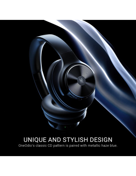 Auriculares OneOdio A10 Bluetooth ANC, 62H Batería, Negro-Azul