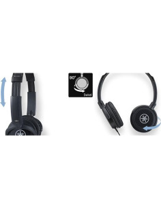 Auriculares Yamaha HPH-100, Sonido Claro y Graves Profundos 2