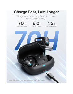 Auriculares Inalámbricos KOVOL K11Pro, Sonido Estéreo, 36H Batería, IPX4 2