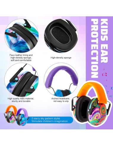 Auriculares Amylove para Niños con Cancelación de Ruido 27dB - 2 Piezas
