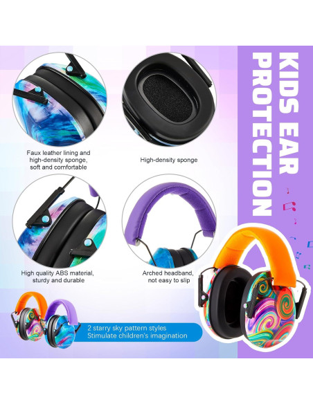 Auriculares Amylove para Niños con Cancelación de Ruido 27dB - 2 Piezas