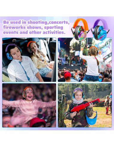 Auriculares Amylove para Niños con Cancelación de Ruido 27dB - 2 Piezas