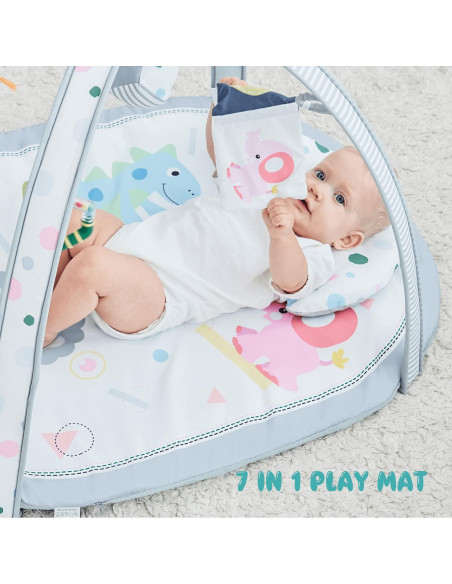 Alfombra de Juego para Bebés ibabejoy 7 en 1 con Fundas Lavables Alfombra de Juego para Bebés ibabejoy 7 en 1 con Fundas Lavables