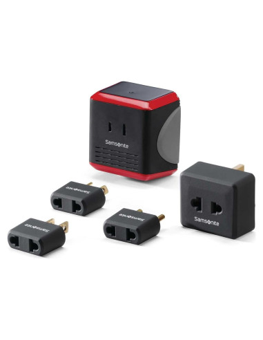 Kit Convertidor Adaptador Samsonite 1600W Negro/Rojo