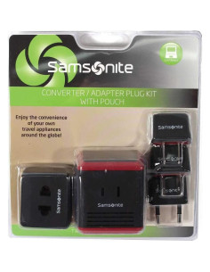 Kit Convertidor Adaptador Samsonite 1600W Negro/Rojo 2