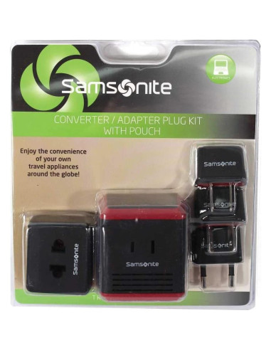 Kit Convertidor Adaptador Samsonite 1600W Negro/Rojo