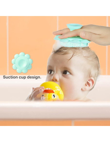 Cepillo de Silicona para Bebés LNQ LUNIQI - Masaje y Exfoliación