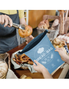 Bolsas de Pan Reutilizables LDJRCP 2-Pack Ecológicas 9L 2