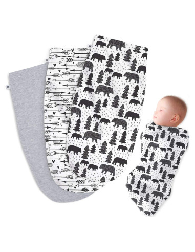 Saco de Envolver para Bebé HH Henry Hunter - 3 Unidades 0-3 Meses