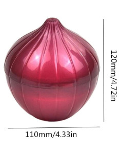 Contenedor Conservador de Cebolla AISIBO 11.9x10.9 cm Reutilizable 2