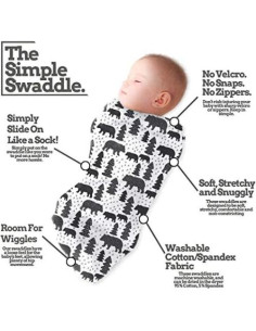 Saco de Envolver para Bebé HH Henry Hunter - 3 Unidades 0-3 Meses 2