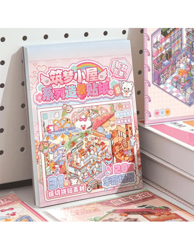 20 Juegos de Pegatinas 3D DIY TIYIMIYUXU para Adultos