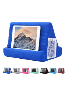 Soporte de Almohada Suave Joinhome Multíngulo para Tableta Azul