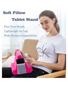 Soporte de Almohada Suave Joinhome Multíngulo para Tableta Azul 2