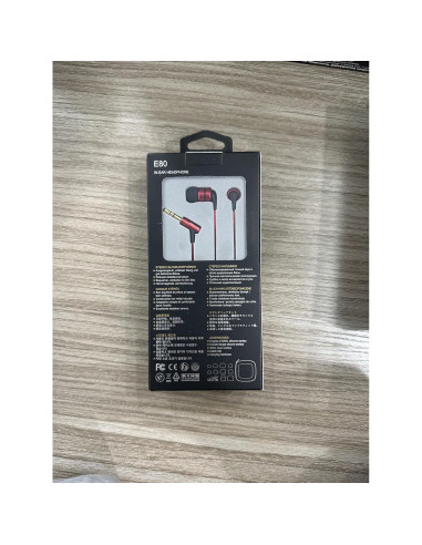 Auriculares In-Ear SoundMAGIC E80 HiFi Estéreo Aislantes Rojo
