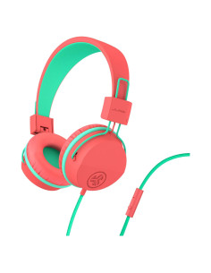 Auriculares JLab JBuddies Studio con Cable para Niños Durazno