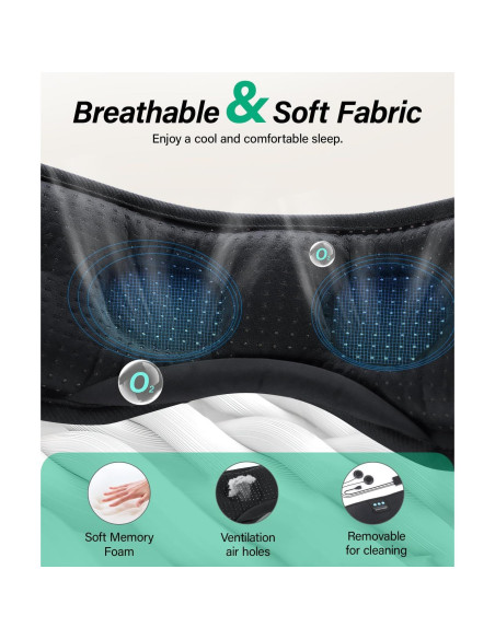 Auriculares para dormir LC-dolida Bluetooth 5.2 con ruido blanco