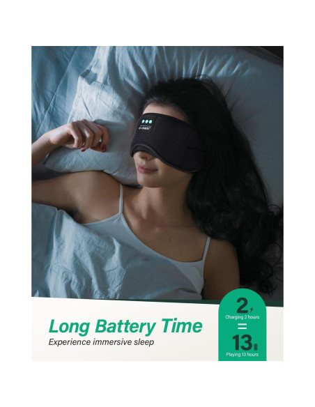 Auriculares para dormir LC-dolida Bluetooth 5.2 con ruido blanco