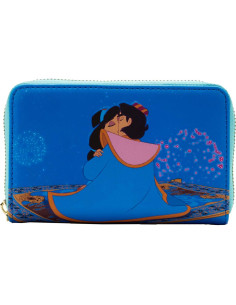 Billetera con cierre Loungefly Disney Jasmine Azul 2