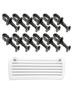 Paquete de 12 Clips de Ventilación Norcold 617772 para Refrigerador RV