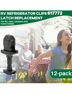 Paquete de 12 Clips de Ventilación Norcold 617772 para Refrigerador RV 2