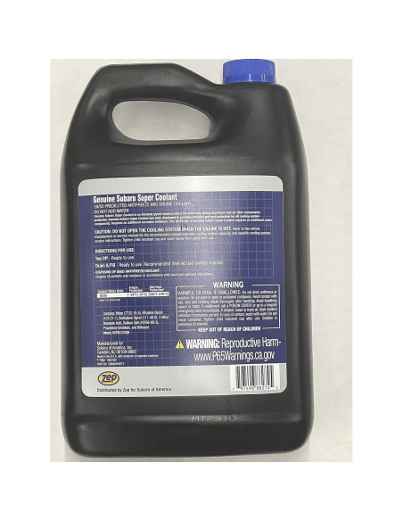 Refrigerante Super Genuine Subaru 3.78L Prediluido 50/50