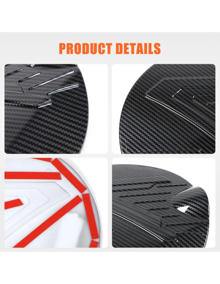 Cubierta de Tapa de Tanque de Combustible Lcojicep para Toyota Tacoma 2024-2025 ABS 3D