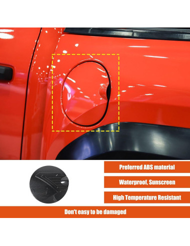 Cubierta de Tapa de Tanque de Combustible Lcojicep para Toyota Tacoma 2024-2025 ABS 3D