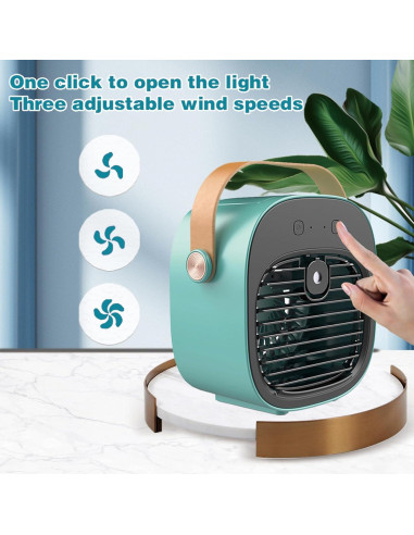 Acondicionador de Aire Portátil Gootu F12 USB 6000mAh Azul