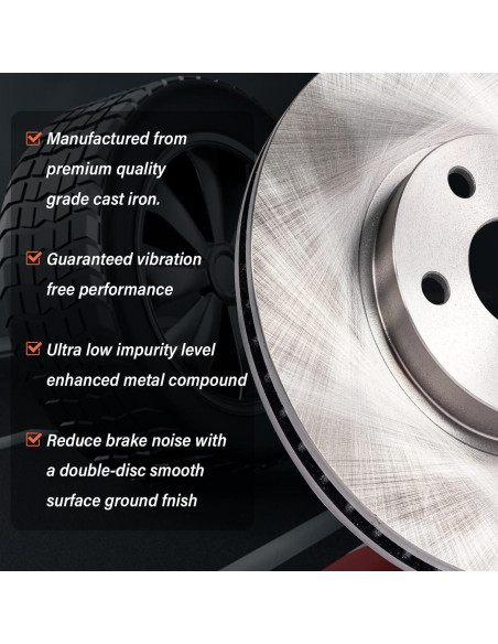 Kit de Freno Delantero SUNROAD para Toyota Corolla y Pontiac Vibe