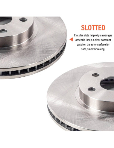 Kit de Freno Delantero SUNROAD para Toyota Corolla y Pontiac Vibe