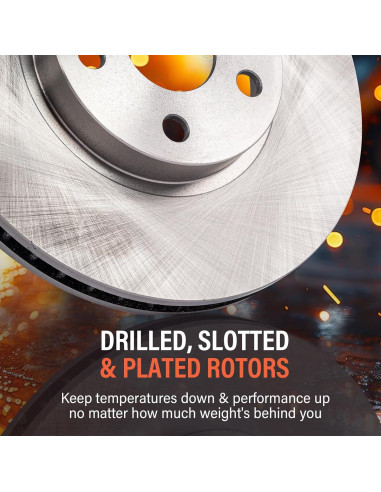 Kit de Freno Delantero SUNROAD para Toyota Corolla y Pontiac Vibe