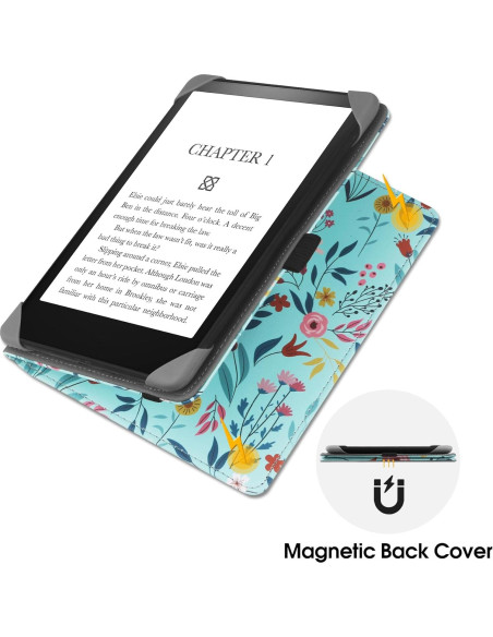 Funda Universal para eReaders 6-6.8" AO Sheng con Soporte Funda Universal para eReaders 6-6.8" AO Sheng con Soporte