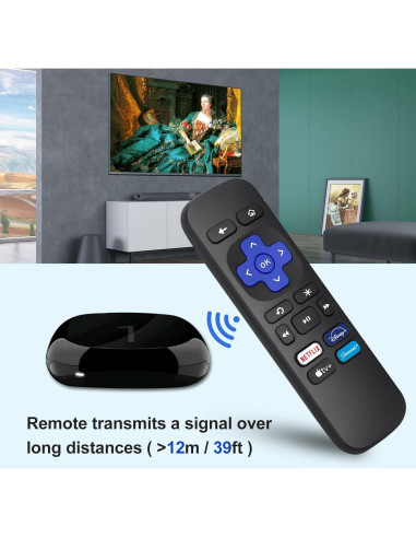 Pack de 2 Controles Remotos OMAIC para Roku Box y Player