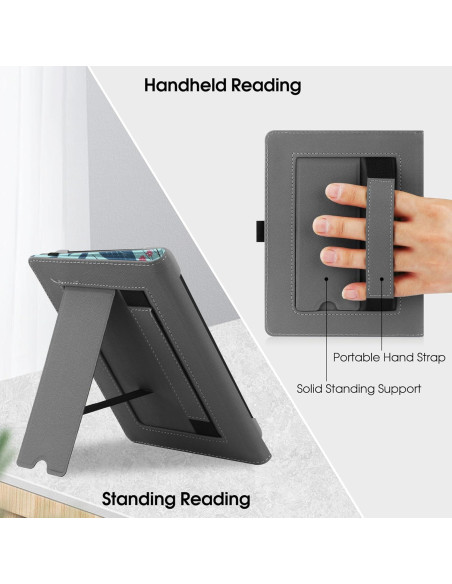 Funda Universal para eReaders 6-6.8" AO Sheng con Soporte Funda Universal para eReaders 6-6.8" AO Sheng con Soporte
