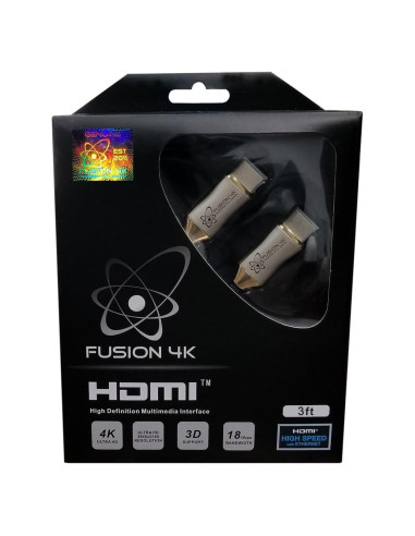 Cable HDMI 4K Fusion4k 0.91m Alta Velocidad 60Hz