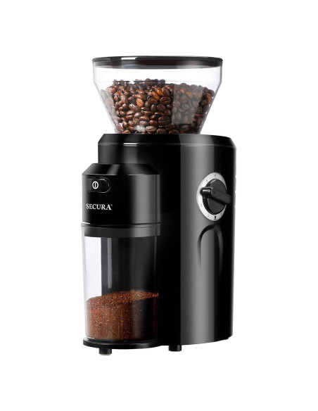 Molino de Café Secura CBG-018 Eléctrico 18 Configuraciones