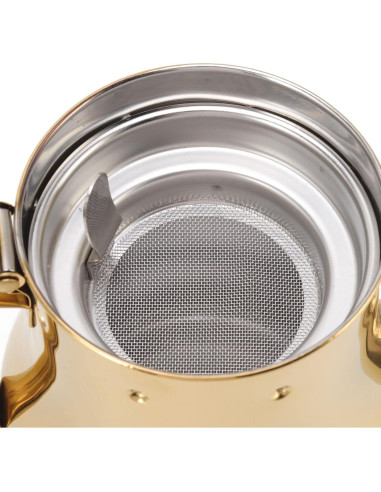 Tetera de Café y Té YOUTHINK 500ml Acero Inoxidable Dorada