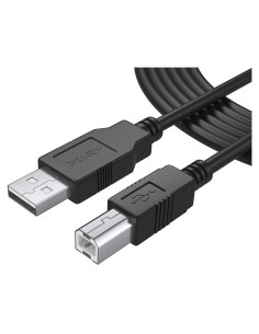 Cable USB 2.0 PWR+ Tipo-A a Tipo-B 3.66m Alta Velocidad